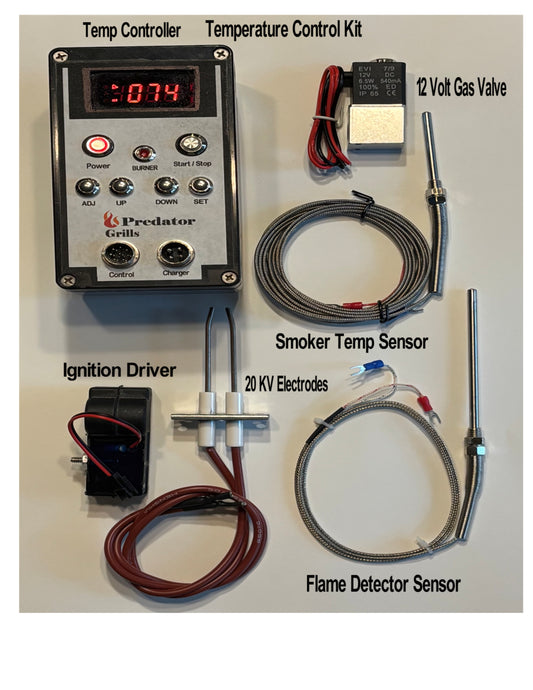 Predator Controls – Digital Temperature Control Kit For Gas Smokers /Fryers / Ovens /Cookers /and more